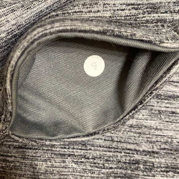 Womens Lululemon Marled Gray Navy Leggings size 6 - Picture 5 of 8